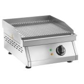 Fry top elettrico da banco Piano di cottura rigato Modello FT1R