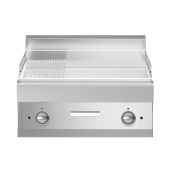 Fry trop elettrico Piastra 2/3 liscia 1/3 cromata MDLR Modello F7070FTECLRT
