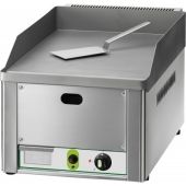 FryTop a gas Modello FRY1LM singolo liscio piano in acciaio