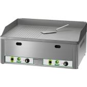 Fry Top a Gas Professionale da Banco Liscio/Rigato FRY2LRMC – Piano Cromato