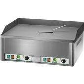 FryTop elettrico Modello FRY2L doppio liscio piano in acciaio