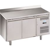 Tavolo Refrigerato due porte In acciaio inox AISI 201 ForCold  GN1/1 (cm 53 x 32,5) ventilato Modello G-GN2200TN-FC