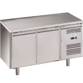 Tavolo Refrigerato Pasticceria due porte in acciaio INOX AISI 201 ForCold Modello G-PA2100TN-FC ventilato 60/40
