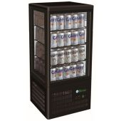 Espositore da banco per bibite refrigerato G-TCBD68B 4 lati in vetro