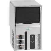 Fabbricatore di Ghiaccio a cubetto pieno Deposito 10 Kg Produzione nelle 24 ORE 30 Kg Modello GH30N A-W
