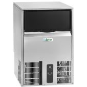 Fabbricatore di Ghiaccio a cubetto pieno Deposito 15 kg Produzione nelle 24h 40 Kg Modello GH40N A-W