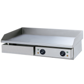 Fry Top Elettrico Modello GHN75L Piastra cromata liscia Piano cottura cm 72,5x40