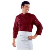 Giacca cuoco Bordeaux IC 65% poliestere e 35% cotone Disponibile in diverse taglie Modello 058003