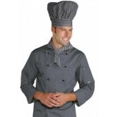 Giacca cuoco Grigio 65% poliestere e 35% cotone Disponibile in diverse taglie Modello 058012