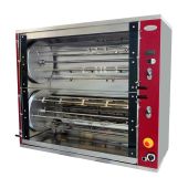 Girarrosto a gas planetario ENG Modello DOUBLEGRILL84P Capacità n.84 polli Aste n.6+6 da cm 111,5 Doppio sistema planetario 