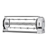 Girarrosto a Legna Planetario ENG Modello CAMINO28P da Incasso Capacità N. 28 Polli N. 2 motori Dischi planetari inox N. 4 aste con forchette cm 111,5