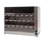 Girarrosto \ Churrasco a gas ENG Modello ChurrascoCM20G N.20 spade in acciaio inox