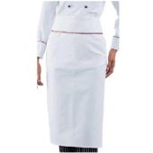 Grembiule Cuoco Rondin Italy IC 100% cotone Colore bianco con cordino logo Italia Modello 114410