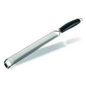 Grattugia con manico, Medio in acciaio inox Dimensioni cm. L 39,5 x P 3,5 Modello 336-103