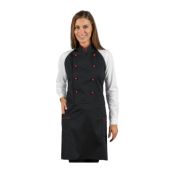 Grembiule ASSUAN unisex 65% Poliestere 35% Cotone Nero+rosso Modello 037307