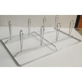 Griglia porta polli in acciaio inox AISI 304 Gastronorm 1/1 Modello GR11P8