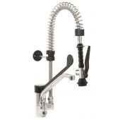 GRUPPO DOCCIA PRELAVAGGIO MONOFORO MISCELATORE CON CANNA GIREVOLE E LEVA CLINICA IN MATERIALE PLASTICO PA6, VERSIONE MINI  MNL Modello ERAMINI252