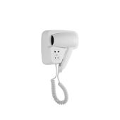 Asciugacapelli STK bianco supporto da parete plastica autoestinguente HD20N