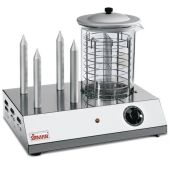 Hot Dog Modello Y09 con 3 chiodi Capacità wurstel n. 30 Dimensione cestello mm ø 152 x h.194