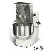 Impastatrice a bracci tuffanti ITLM Capacità impasto 130 KG Pannello digitale automatico programmabile Modello iTWIN130INVPROG