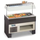 Isola buffet Isola/Espositiva Riscaldato per Gastronomia Modello PROXIMA 3 M DRY