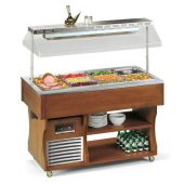 Isola Buffett espositore caldo bagnomaria Modello ISOLA 6 M BM Potenza W 4400 