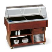 Isola Buffett espositore caldo con piastre in vetroceramica Modello MULTISERVICE 4 HOT Potenza W 3200