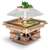 Isola Buffett espositore refrigerato Modello OASI 8 M Refrigerazione statica Sbrinamento automatico Potenza W 650