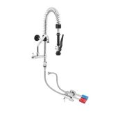 Kit rubinetto a pedale acqua a pavimento con kit doccia prelavaggio basic Modello ERMES003/MINI192K