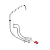 Kit Miscelatore progressivo mono pedale a pavimento con bocca di erogazione girevole "C" MNL Modello ERMES002KIT