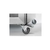 Kit 4 ruote (2 con freno + 2 senza freno) per frigo medicale Tecnodom