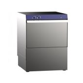 Lavabicchieri elettromeccanica SLS in acciaio inox AISI 304 Passaggio utile 320 mm cesto quadrato 40X40 Modello E40HECOCESTOQUADRO
