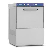 Lavabicchieri Elettromeccanica EWS in acciaio inox cesto Quadro 35X35 Altezza massima bicchiere cm 25 Modello EW530