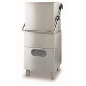 Lavastoviglie / lavapiatti cappotta a sollevamento OMW in acciaio inox Diam.max piatto cm 43 Cesto quadrato 50X50 Modello JOLLY61PCESTOQUADRO