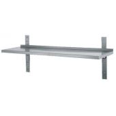 Mensole complete con cremagliere e staffe Piano in acciaio inox Alzatina posteriore Modello SM0003
