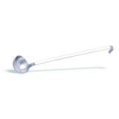 Mestolo monoblocco per salse con due becchi a versare in acciaio inox Capacità 0.07 Lt Lunghezza manico cm 31 Dimensioni ø cm. 6.5 Modello 339-000