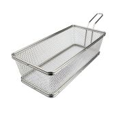 Mini cestino fritture rettangolare Linea mini inox Modello 398-111