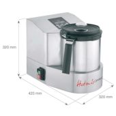 Miscelatore di cottura Capacità boccale: 2 lt Temperatura +25°/+190° Modello HotMixPro Gastro X