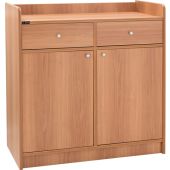 Mobile di servizio Modello ML3000SS Struttura in legno di alto spessore colore noce