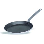 Padella in Alluminio antiaderente per crèpe con manico in ferro Spessore mm. 4 Modello 240-0