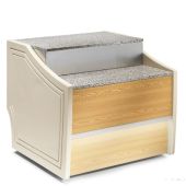 Terminale Cassa con spalle Zoin Piano in granito da affiancare ai banchi Modelli Mesetase Modello TE070MTG