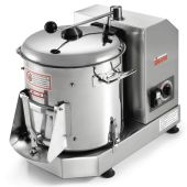 Pelapatate Da banco Modello PPJ6 in acciaio inox AISI 304 Capacità 10 LT Giri r.p.m. 320 Produzione oraria kg/h. 105