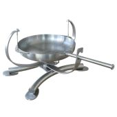 Spadellatore professionale in acciaio inox Da banco Manuale Portata 10/25 persone Modello Pentolo Primo
