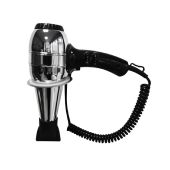 Asciugacapelli/Phon STK Nero cromato Doppia velocità Modello HDRAWER