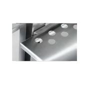 Piano forato in acciaio inox L55 x P53 cm per frigo medicale Tecnodom 600 Lt