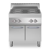 Cucina elettrica a infrarossi 4 zone MDLR Armadio con porte Modello F7080PVEP