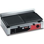 Piastra elettrica TOP  Modello M doppia Potenza watt 1800 Piano di cottura Liscio-Rigat