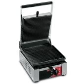 Piastra elettrica Modello ELIO R Piano di cottura Rigato Potenza Watt 1550