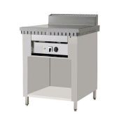 Piastra per piadine in acciaio inox CPE4 Piana in acciaio inox 