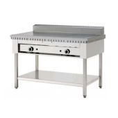 Piastra per piadine a gas in acciaio inox CP8Piana in Ferro